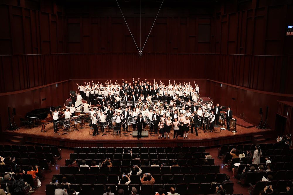 仙台秋田吹奏楽団コンサートの様子（東北大学 川内萩ホール）